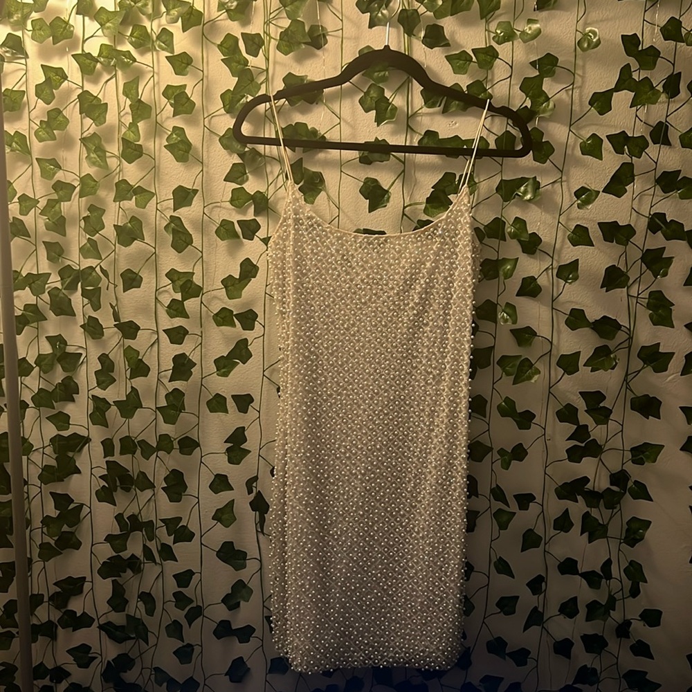 Pearl and sparkle dress